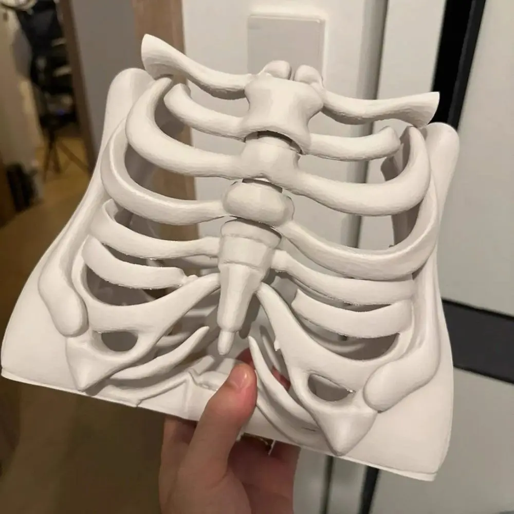 Gift 3D Printing Skeleton Handbag Rib Cage Shape Novelty Rib Cage Shape Costume Clutch Bag Cosplay Shopping Bag Gothic Tote Bags
Gift 3D Printing Skeleton Handbag Rib Cage Shape Novelty Rib Cage Shape Costume Clutch Bag Cosplay Shopping Bag Gothic Tote Bags