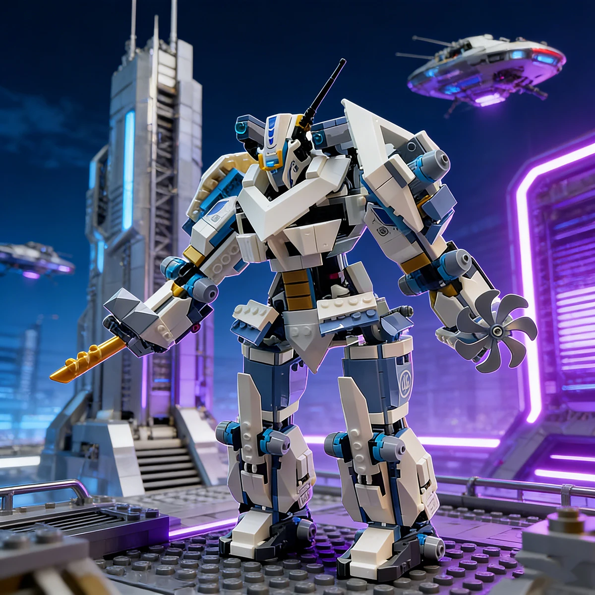 Blue & White Titan Mecha Robot Building Blocks | High-Difficulty Assembly Toy for Enthusiasts | Perfect Thanksgiving/Halloween/V
Blue & White Titan Mecha Robot Building Blocks | High-Difficulty Assembly Toy for Enthusiasts | Perfect Thanksgiving/Halloween/V