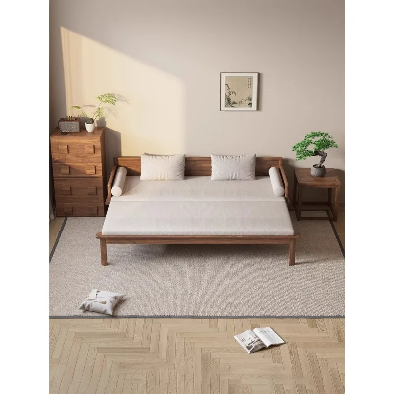 Новая китайская кровать Arhat из цельного дерева, выдвижной диван-кровать, простая диван для маленькой квартиры, гостиная, эстетичная мебель Song
Новая китайская кровать Arhat из цельного дерева, выдвижной диван-кровать, простая диван для маленькой квартиры, гостиная, эстетичная мебель Song