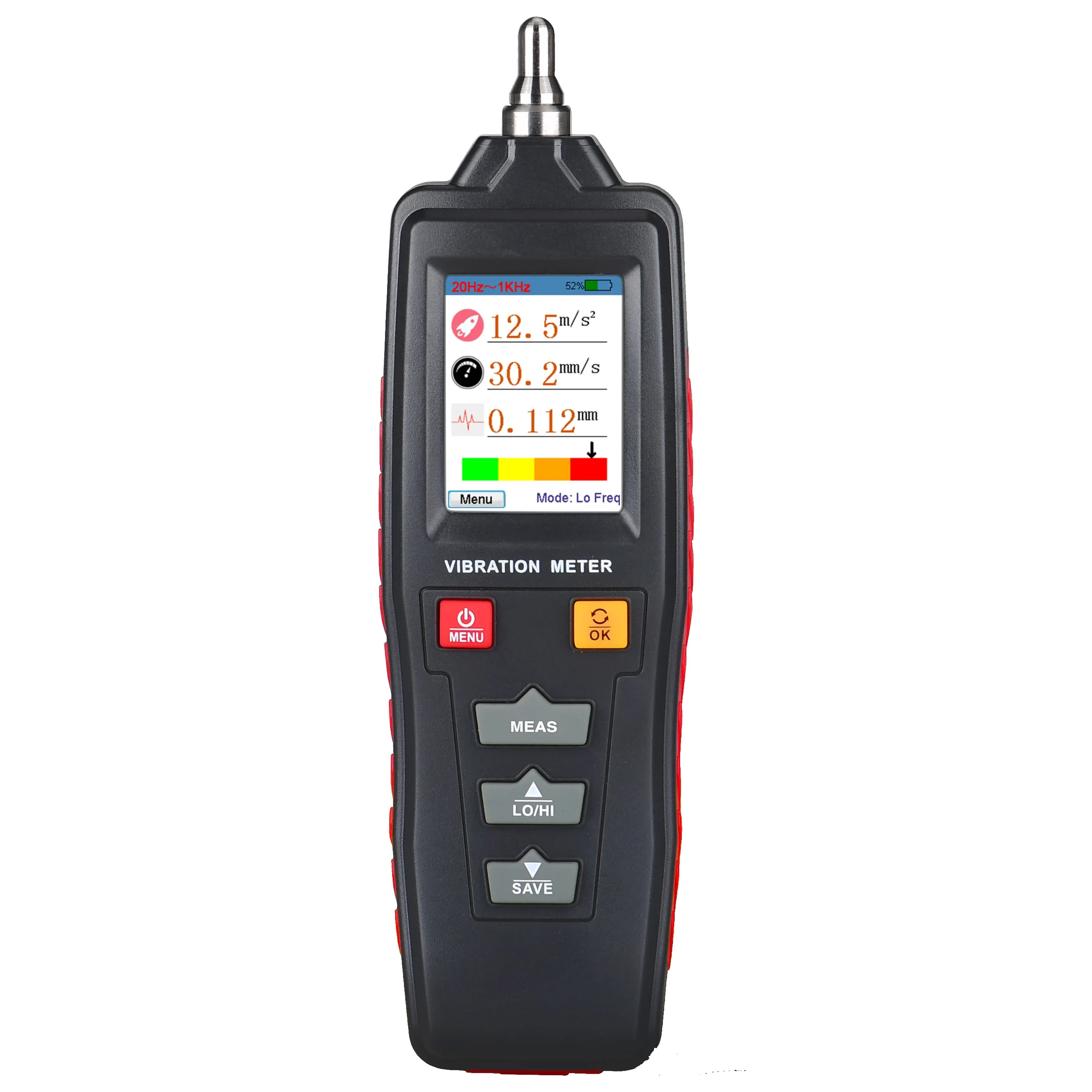 Vibration Displacement Speed Vibrometer Acceleration Handheld Vibration Meter
Vibration Displacement Speed Vibrometer Acceleration Handheld Vibration Meter