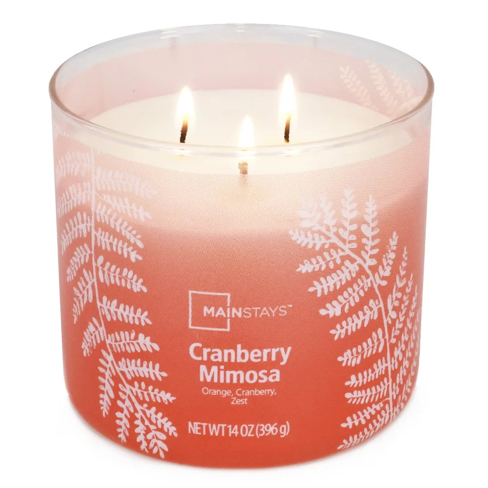3 Wick Ombre Wrap Scented Candle Cranberry Mimosa Aroma Large Jar Candle Home Decor Gift for Holiday Birthday
3 Wick Ombre Wrap Scented Candle Cranberry Mimosa Aroma Large Jar Candle Home Decor Gift for Holiday Birthday