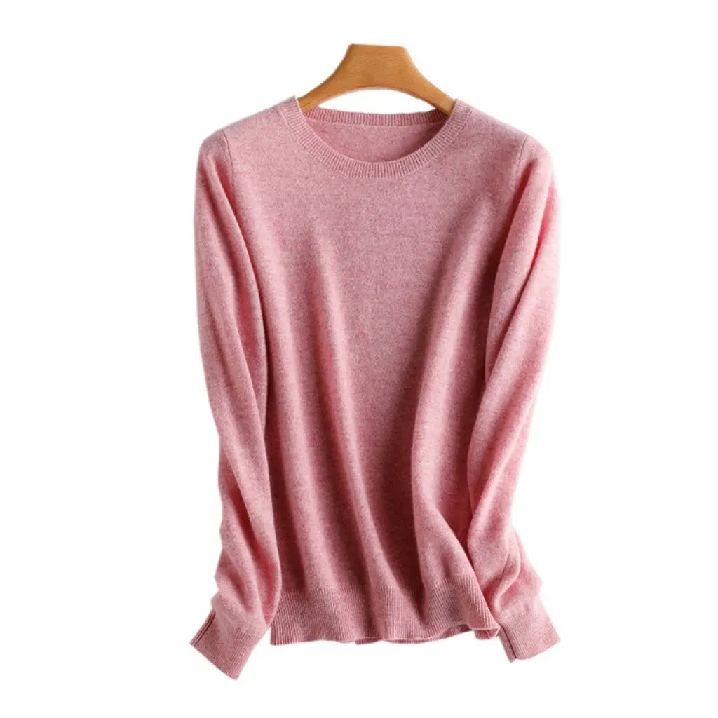 Women's round Neck Pure Wool Sweater 100% Knitted Cashmere Loose Fit for Autumn Winter Large Size Base Layer
Women's round Neck Pure Wool Sweater 100% Knitted Cashmere Loose Fit for Autumn Winter Large Size Base Layer