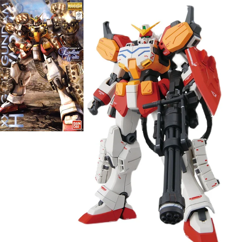 Bandai Original MG 1/100 Heavy Arms EW Gundam Gunpla Assembly Model Anime Figure Action Figure Toy Gift NEW For Children
Bandai Original MG 1/100 Heavy Arms EW Gundam Gunpla Assembly Model Anime Figure Action Figure Toy Gift NEW For Children