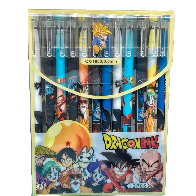 New Dragon Ball Kawaii Anime Goku Vegeta Clin Trunks Peripheral Black Gel Pen Cute Cartoon Creative Signature Pen Holiday Gift
New Dragon Ball Kawaii Anime Goku Vegeta Clin Trunks Peripheral Black Gel Pen Cute Cartoon Creative Signature Pen Holiday Gift