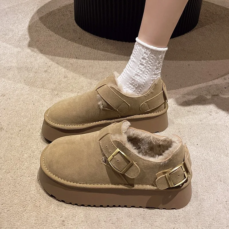 Winter Lady Retro Platform Snow Shoes Thickened Frosted Soft Warm Casual Cotton Women Shoes Concise Fashion Women Cotton Shoes
Winter Lady Retro Platform Snow Shoes Thickened Frosted Soft Warm Casual Cotton Women Shoes Concise Fashion Women Cotton Shoes