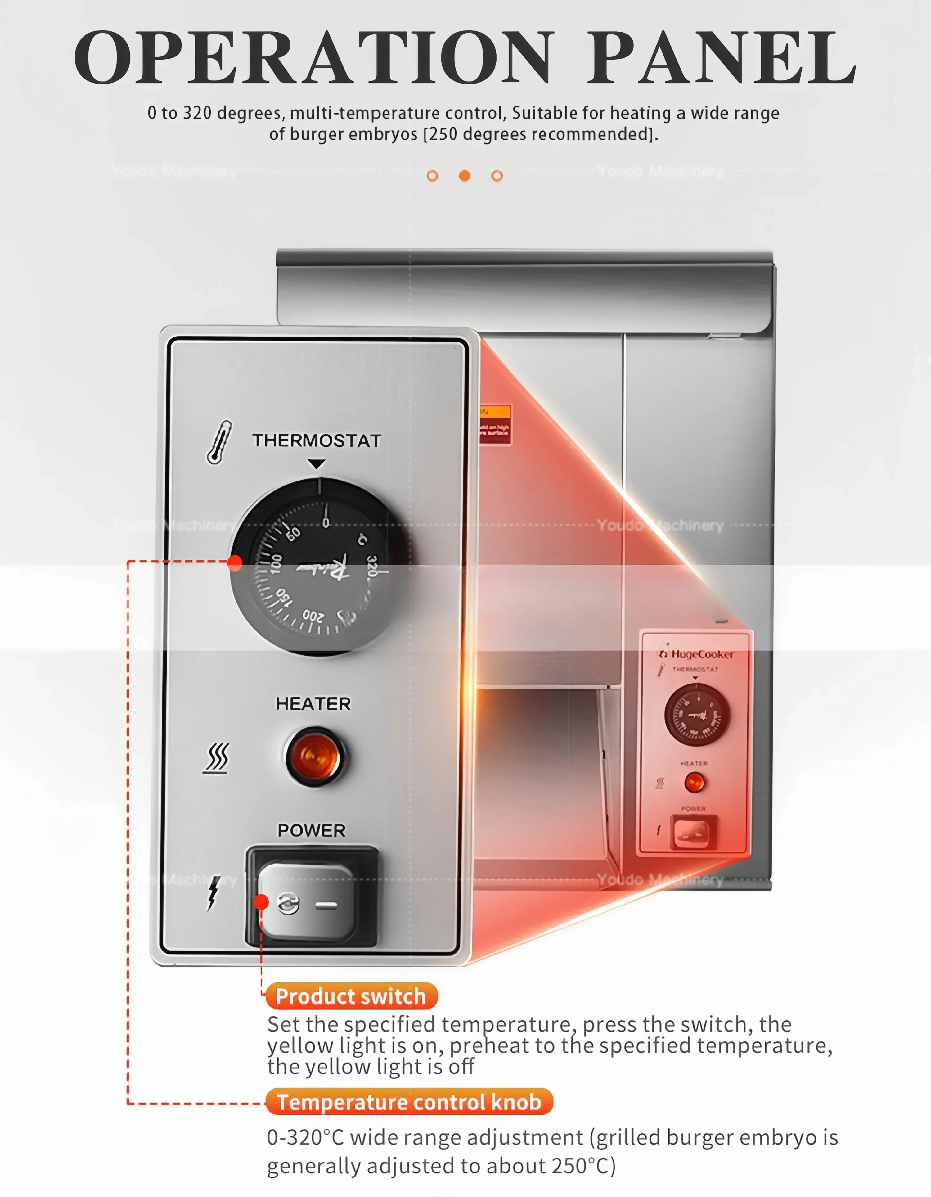 Cross-border Vertical Toaster of Hamburger Bread Making Burger Bun Toaster Hamburger Machine for Restaurant
Cross-border Vertical Toaster of Hamburger Bread Making Burger Bun Toaster Hamburger Machine for Restaurant