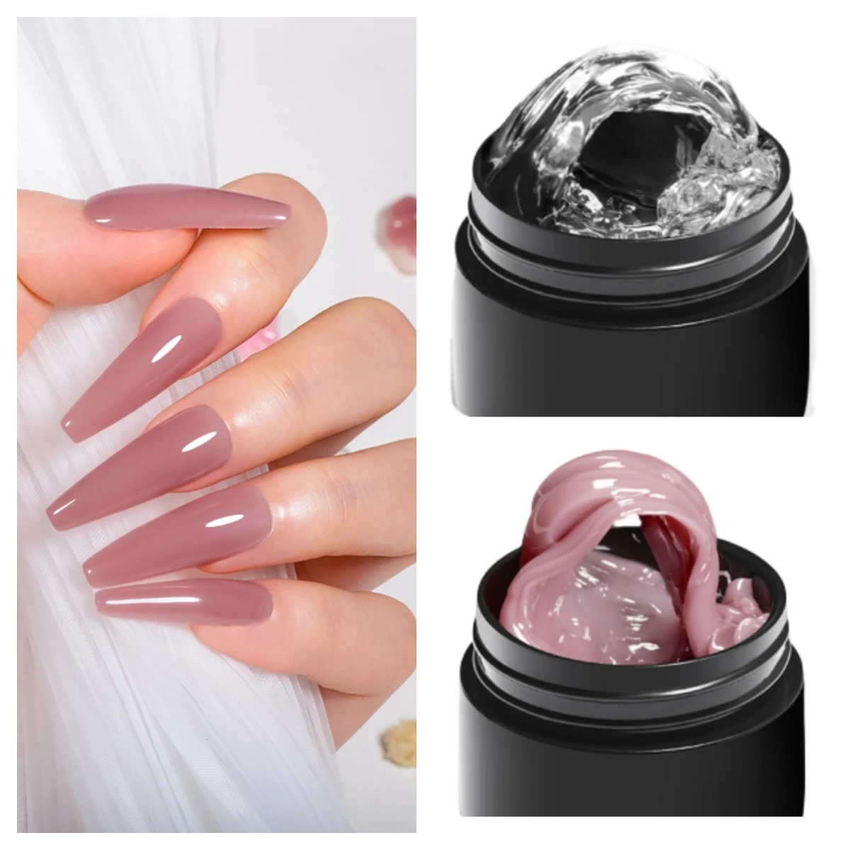 2Pcs Non Stick Hand Extension Gel Nail Polish Set Nude Clear Extension Rhinestone Glue Gel Kits UV Builder Nail Art For Manicure
2Pcs Non Stick Hand Extension Gel Nail Polish Set Nude Clear Extension Rhinestone Glue Gel Kits UV Builder Nail Art For Manicure