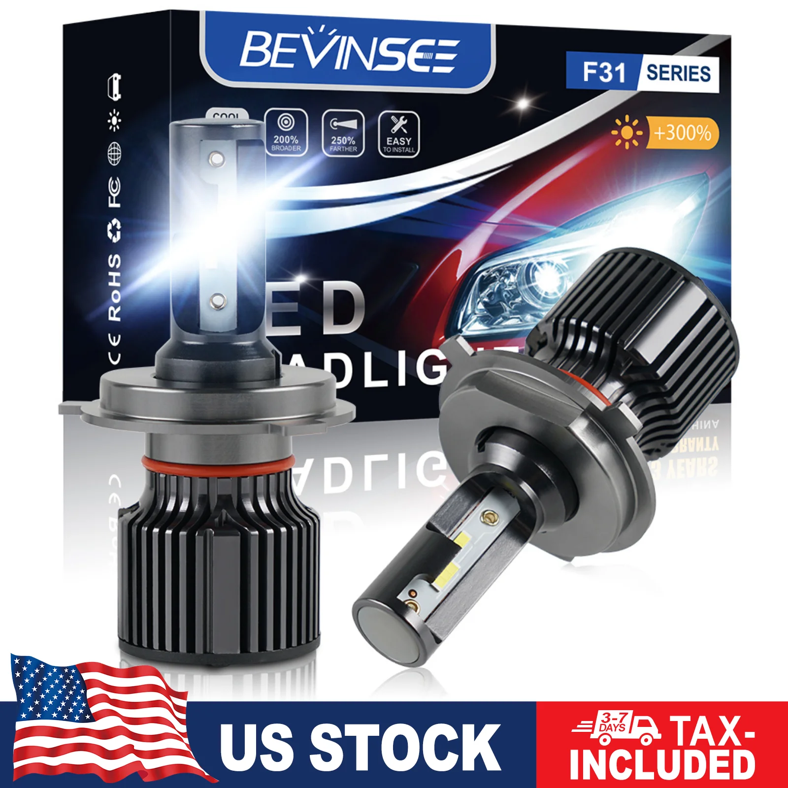 BEVINSEE H4 9008 H13 Светодиодная лампа дальнего и ближнего света H7 Светодиодные фонари для автомобиля Мини-размер 9006 HB4 Автоматическая противотуманная фара 50 Вт 6000LM 12 В
BEVINSEE H4 9008 H13 Светодиодная лампа дальнего и ближнего света H7 Светодиодные фонари для автомобиля Мини-размер 9006 HB4 Автоматическая противотуманная фара 50 Вт 6000LM 12 В