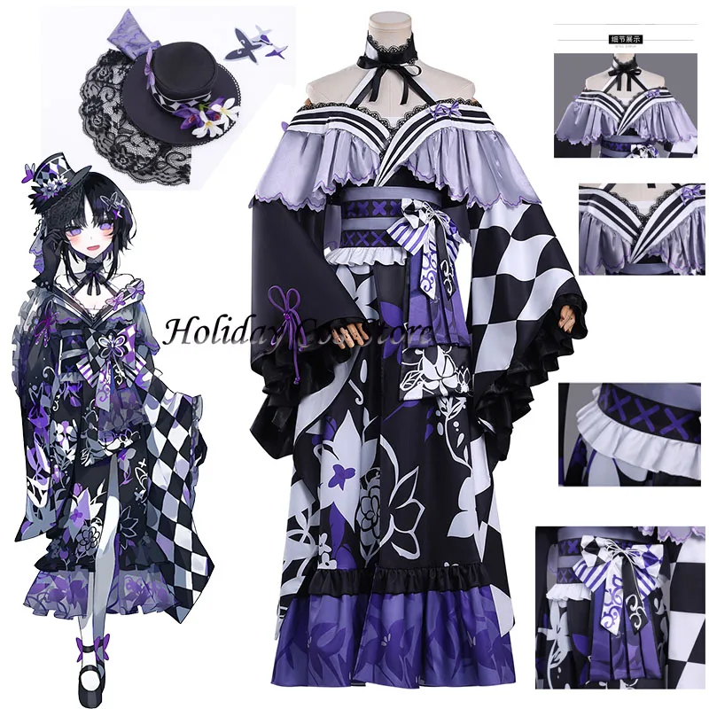Anime Magical Girl Witch Trial Houshou Maago Cosplay Costume Cute Women Man Kimono Dress Hat Accessories Halloween Party Props
Anime Magical Girl Witch Trial Houshou Maago Cosplay Costume Cute Women Man Kimono Dress Hat Accessories Halloween Party Props