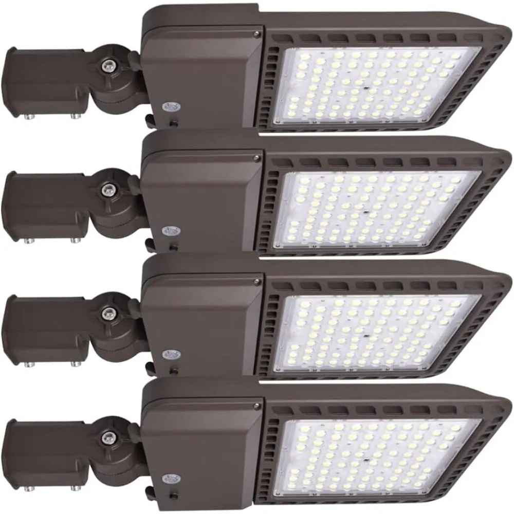 300W LED Parking Lot Lights Outdoor,4 Pack 39000LM 5000K Commercial Street Pole Lighting,IP65 Waterproof,LED Flood Lights
300W LED Parking Lot Lights Outdoor,4 Pack 39000LM 5000K Commercial Street Pole Lighting,IP65 Waterproof,LED Flood Lights