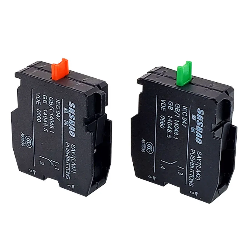 Push button switch contacts for LA42 NO/NC NO/NC 2NO TAYEE Auxiliary Contact CJK22 Base Module NC Elevator Accessorie
Push button switch contacts for LA42 NO/NC NO/NC 2NO TAYEE Auxiliary Contact CJK22 Base Module NC Elevator Accessorie