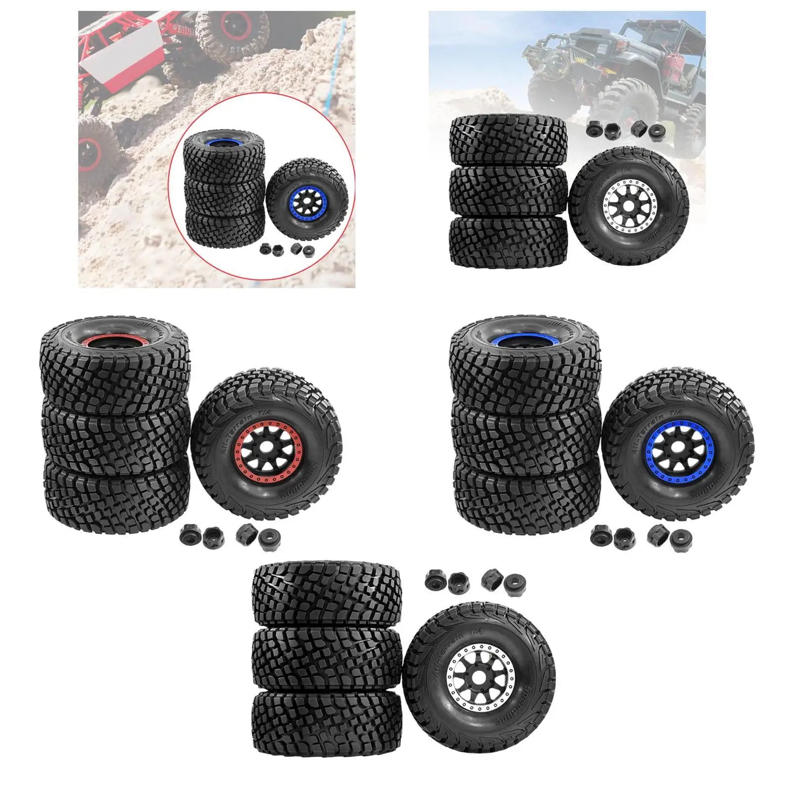 1/7 1/8 RC Car Tires Remote Controlled Car Wheel Rims Easy to Install with Connector Replaces Professional on Road Tires
1/7 1/8 RC Car Tires Remote Controlled Car Wheel Rims Easy to Install with Connector Replaces Professional on Road Tires