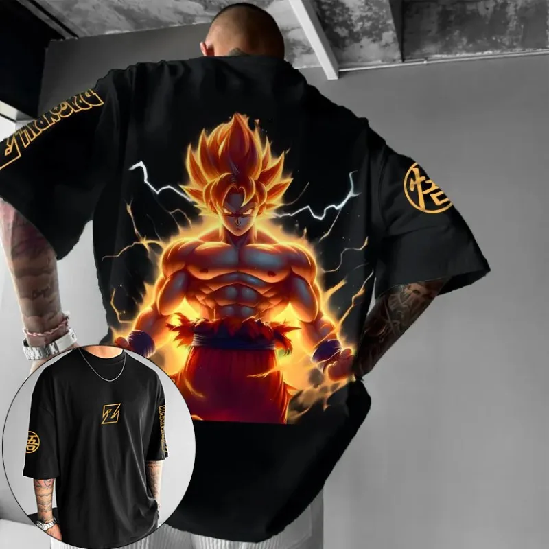 Мужская футболка с 3D-принтом в стиле аниме Dragon Ball Goku, уникальный дизайн персонажей, футболка с короткими рукавами, стильная повседневная одежда для фанатов DBZ
Мужская футболка с 3D-принтом в стиле аниме Dragon Ball Goku, уникальный дизайн персонажей, футболка с короткими рукавами, стильная повседневная одежда для фанатов DBZ