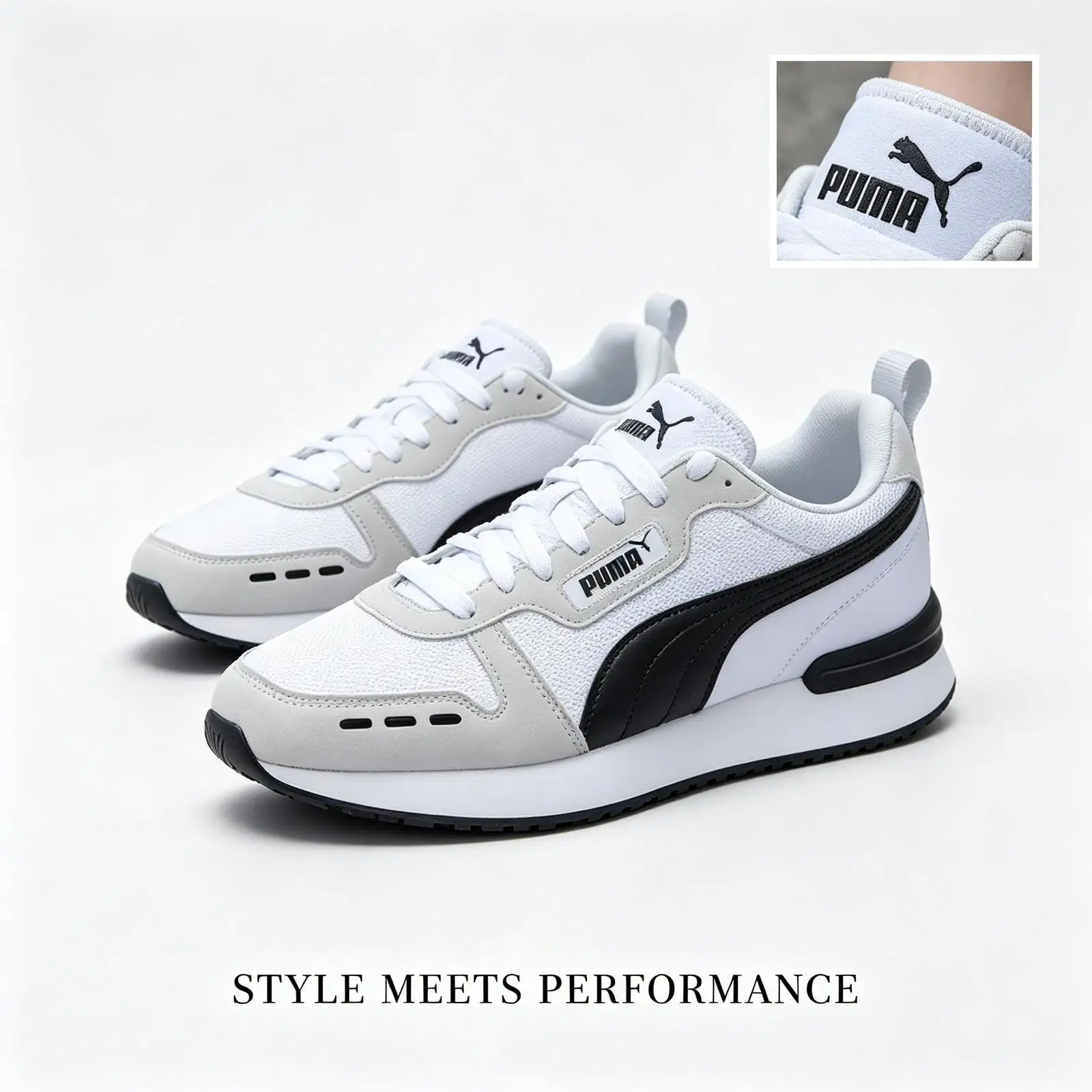 Puma Unisex Vintage R78 Style Low Cut Trainers Lightweight Daily Walking Couple Footwear 373117-02
Puma Unisex Vintage R78 Style Low Cut Trainers Lightweight Daily Walking Couple Footwear 373117-02