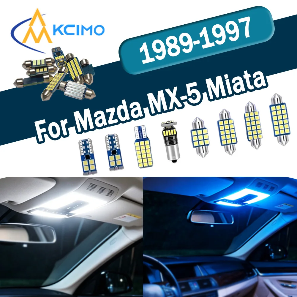 Automotive Interior LED Light Bulbs Kit CANBUS Anti-error Dome Reading Lamps Fit For Mazda MX-5 1989-1997 Interior Accessories
Automotive Interior LED Light Bulbs Kit CANBUS Anti-error Dome Reading Lamps Fit For Mazda MX-5 1989-1997 Interior Accessories