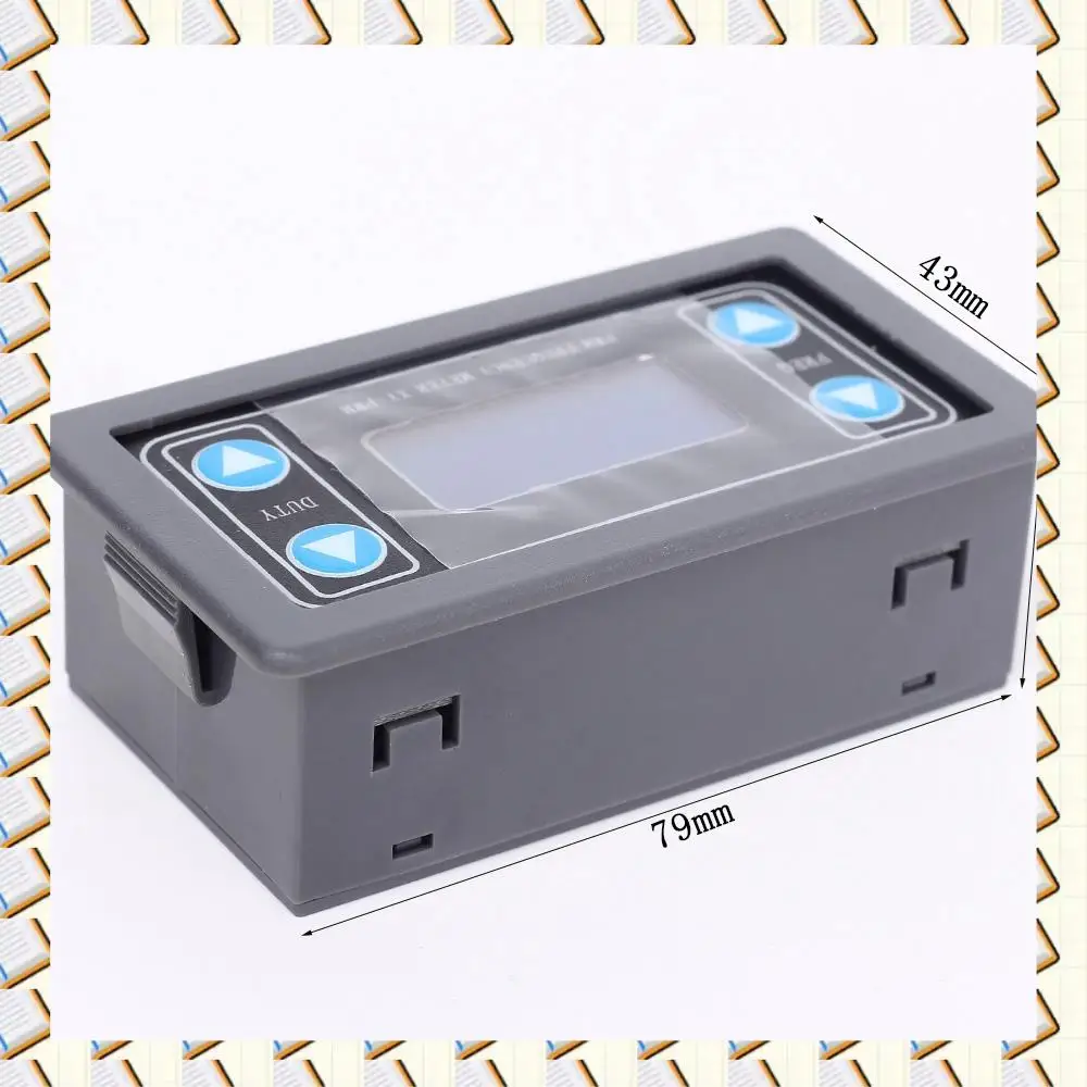 A14M 2 Pcs 1HZ-150KHZ Digital Display PWM Pulse Frequency Duty Ratio Square Wave Rectangular Signal Generator Gray & Black
A14M 2 Pcs 1HZ-150KHZ Digital Display PWM Pulse Frequency Duty Ratio Square Wave Rectangular Signal Generator Gray & Black