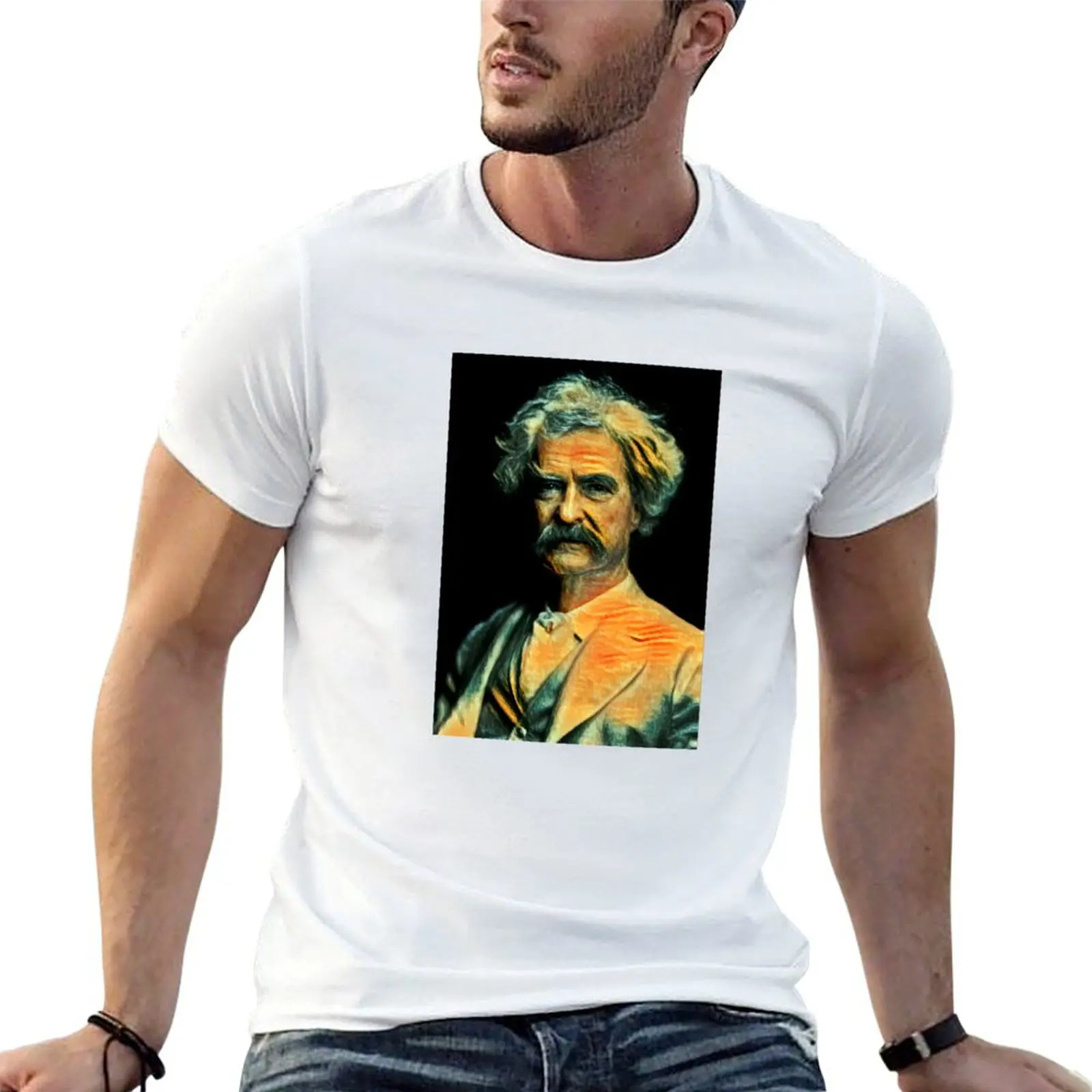 Mark Twain Artwork T-Shirt cotton t shirts high quality men t shirt cotton 100% anime t shirts oversize T-shirt
Mark Twain Artwork T-Shirt cotton t shirts high quality men t shirt cotton 100% anime t shirts oversize T-shirt
