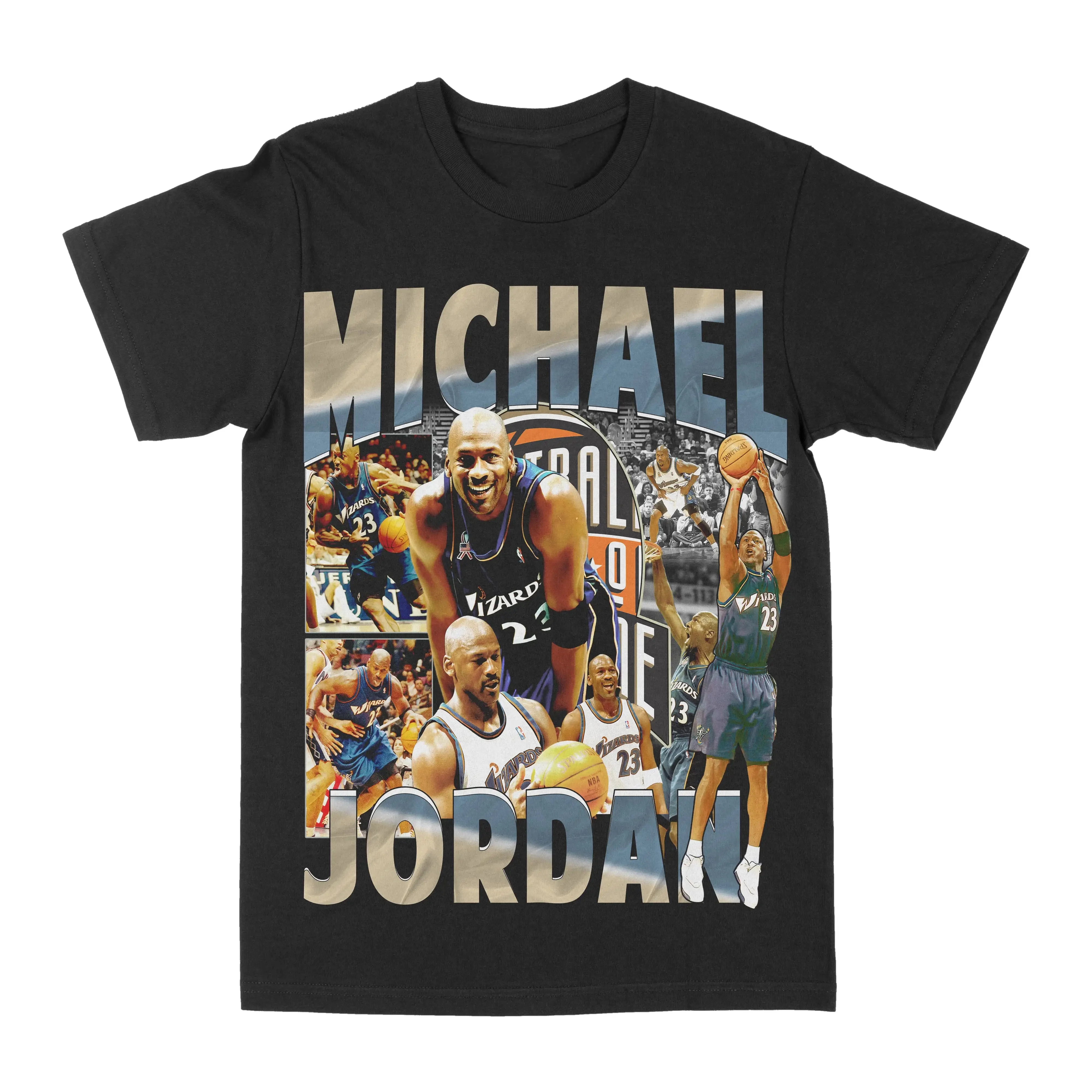 Michael Wizards Patterned T-shirt Summer Luxury Brand Pure Cotton Men's and Women's T-shirts Short-sleeved Basketball Superstar
Michael Wizards Patterned T-shirt Summer Luxury Brand Pure Cotton Men's and Women's T-shirts Short-sleeved Basketball Superstar