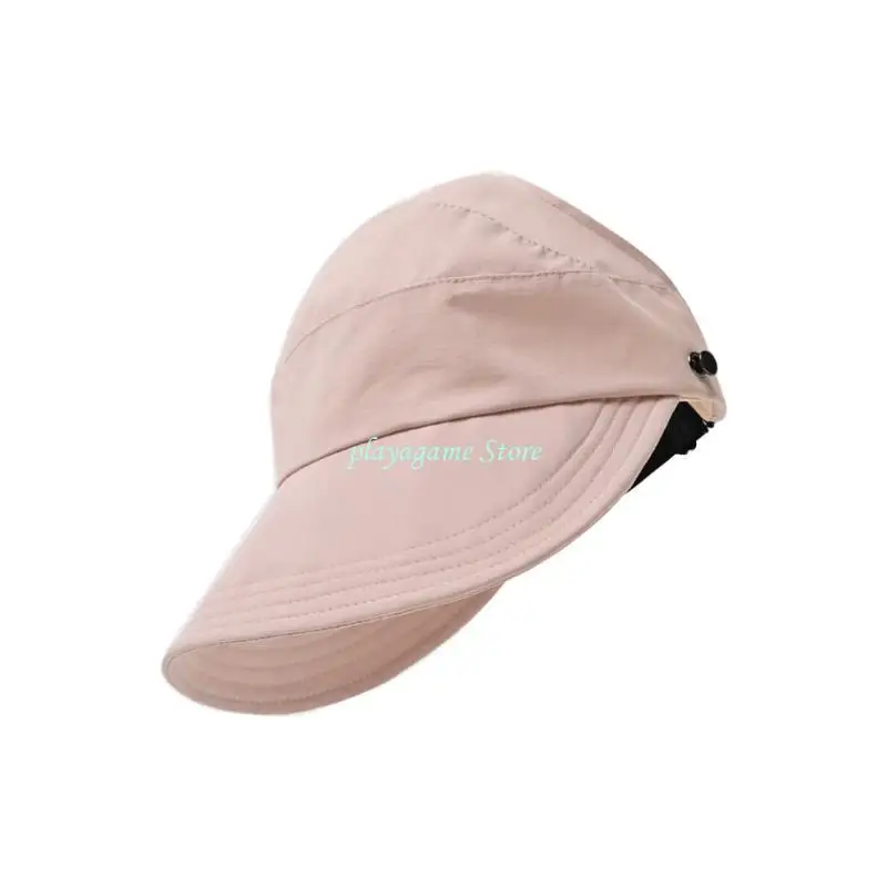 Y88A Long Brims Sun Hat for Male Women Breathable Open Top Sun Hat Sun Protective Ponytail Hat AdjustableStrap Adult Visor Hat
Y88A Long Brims Sun Hat for Male Women Breathable Open Top Sun Hat Sun Protective Ponytail Hat AdjustableStrap Adult Visor Hat