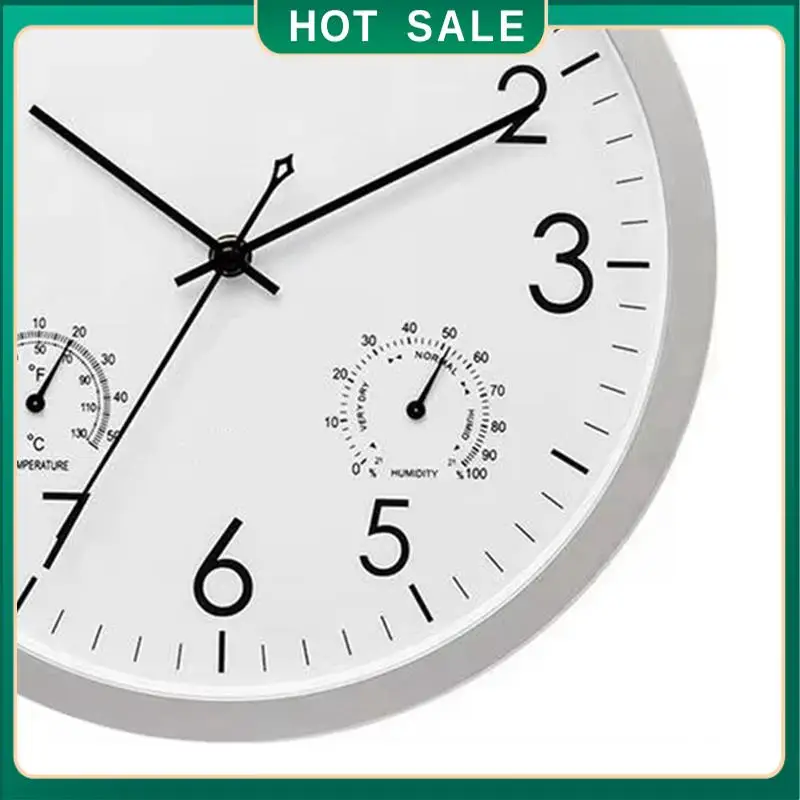 My Home 2X Decorative Round Outdoor Clock With Thermometer And Hygrometer Large Wall Clock Elegant Retro Silent Clock
My Home 2X Decorative Round Outdoor Clock With Thermometer And Hygrometer Large Wall Clock Elegant Retro Silent Clock
