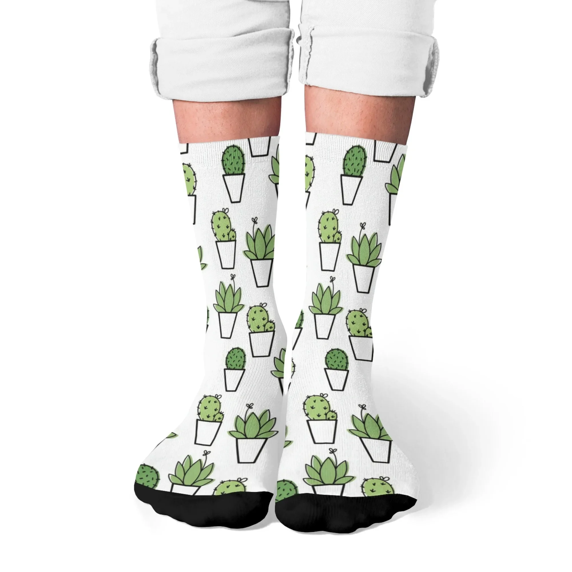 Breathable Non-slip Men's Socks Cactus and Pot White Green Color Comfortable Fit Casual Green Style Socks for Office Casual Wear
Breathable Non-slip Men's Socks Cactus and Pot White Green Color Comfortable Fit Casual Green Style Socks for Office Casual Wear