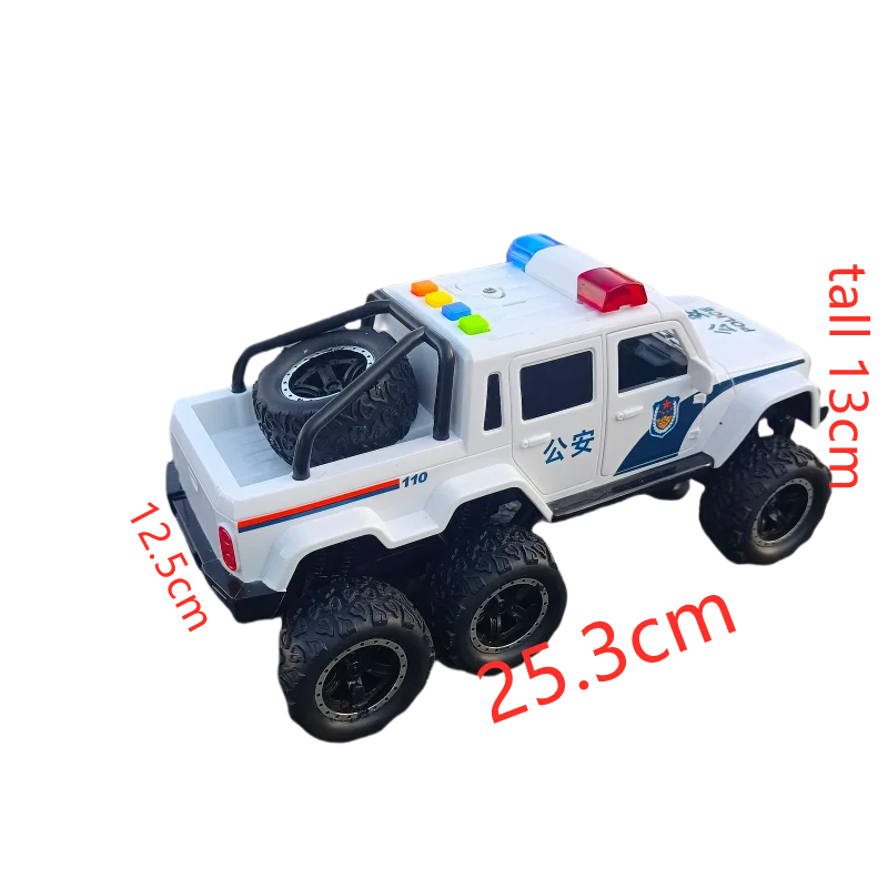 Off-road police car Double door inertia driving, light music, storytelling 4x4 toy model, police car, boy gifts
Off-road police car Double door inertia driving, light music, storytelling 4x4 toy model, police car, boy gifts