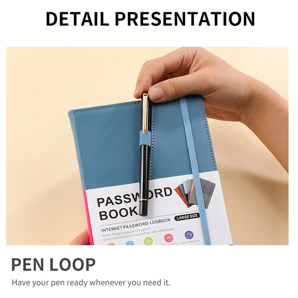 Книга Durable-Password Keeper с алфавитическими вкладками для пожилых людей, тетрадь с паролем для интернет-сайта, журнал адресов в деталях, Па
Книга Durable-Password Keeper с алфавитическими вкладками для пожилых людей, тетрадь с паролем для интернет-сайта, журнал адресов в деталях, Па