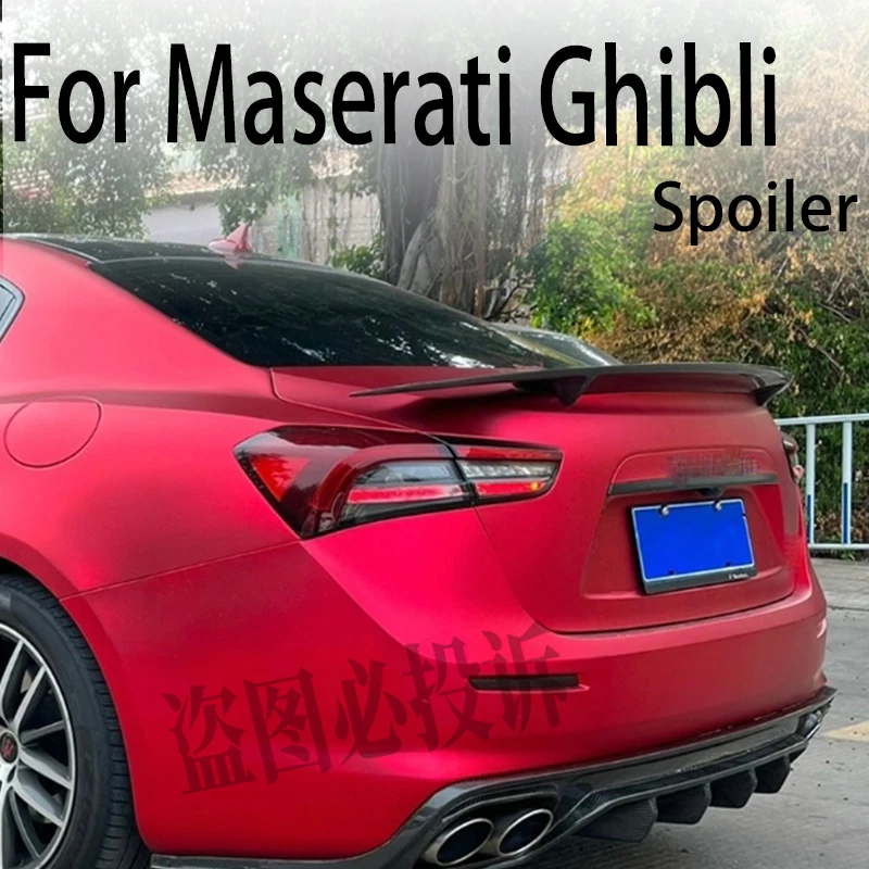 For Maserati Ghibli 3.0T S Q4 2014 -2024 Carbon Fiber Rear Trunk Spoiler Tail Boot Lip Wing Car Styling Carbon Fiber Look
For Maserati Ghibli 3.0T S Q4 2014 -2024 Carbon Fiber Rear Trunk Spoiler Tail Boot Lip Wing Car Styling Carbon Fiber Look