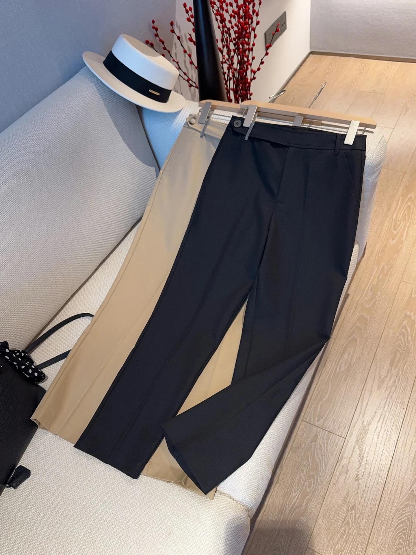 Slim Fit Fashionable Dry Cleaned Extrafine Spun West Pants BC Slim Version Commute Nine Tube Pants Women's Business Trousers
Slim Fit Fashionable Dry Cleaned Extrafine Spun West Pants BC Slim Version Commute Nine Tube Pants Women's Business Trousers