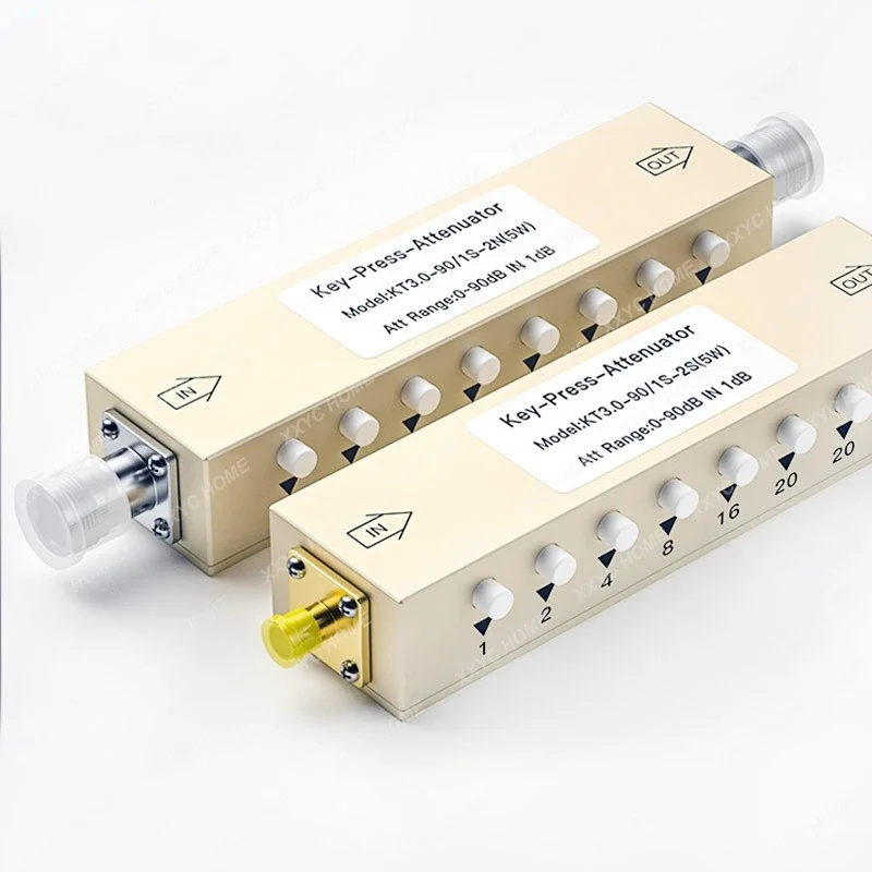 Key Press 2W 5W RF Variable Attenuator 30dB 60dB 90dB 1dB Step Attenuator 3GHz 50Ohms
Key Press 2W 5W RF Variable Attenuator 30dB 60dB 90dB 1dB Step Attenuator 3GHz 50Ohms