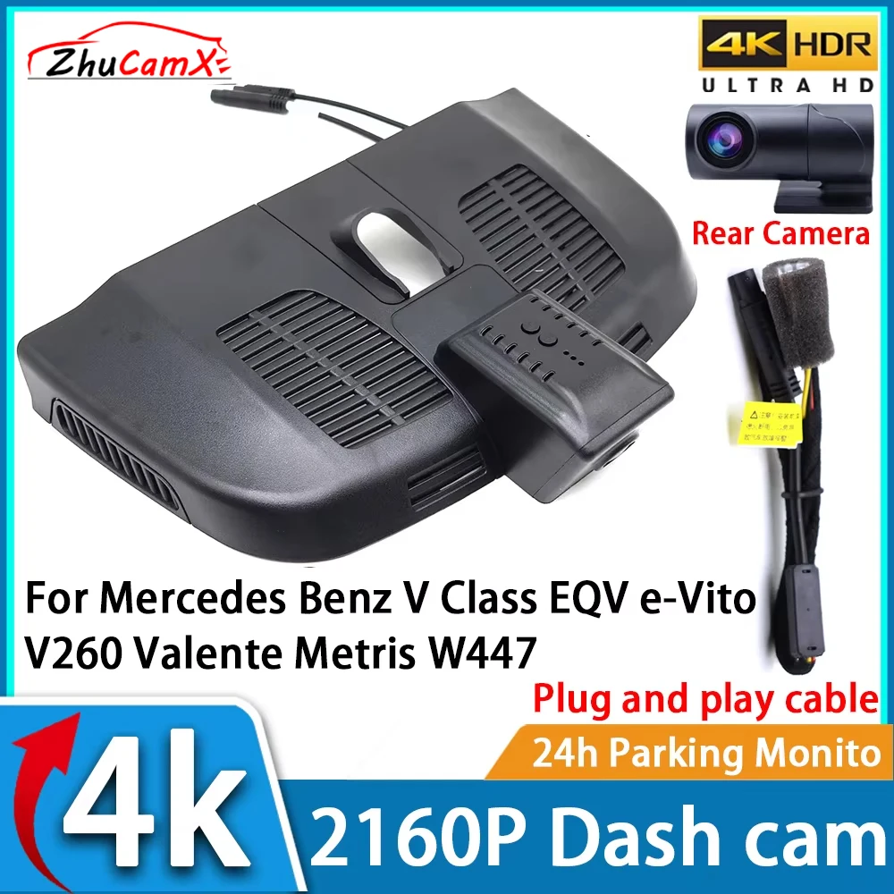 ZhuCamX Car Video Recorder Night Vision UHD 4K 2160P DVR Dash Cam for Mercedes Benz V Class EQV e-Vito V260 Valente Metris W447
ZhuCamX Car Video Recorder Night Vision UHD 4K 2160P DVR Dash Cam for Mercedes Benz V Class EQV e-Vito V260 Valente Metris W447