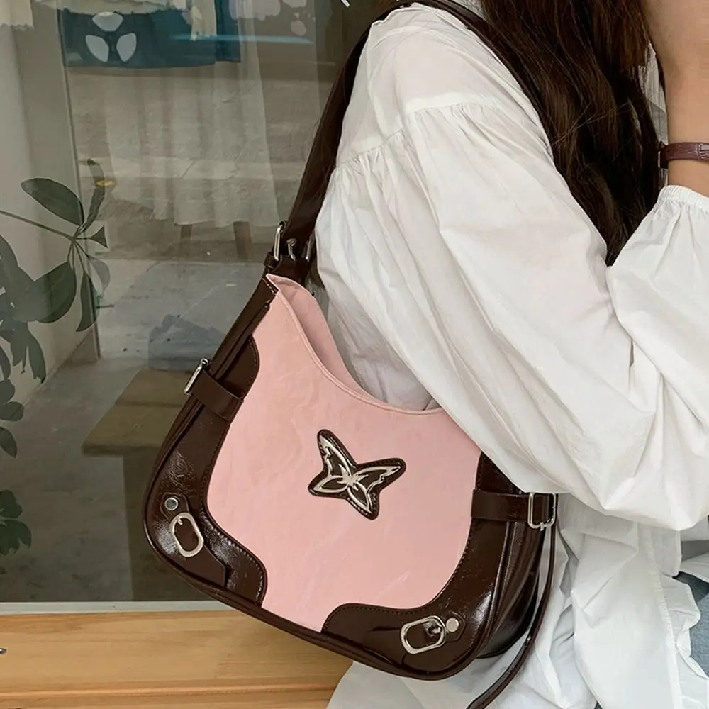 Fashion Pu Leather Butterfly Underarm Bag Rivet Handbag Retro Shoulder Bag Vintage Crossbody Bag Outdoor
Fashion Pu Leather Butterfly Underarm Bag Rivet Handbag Retro Shoulder Bag Vintage Crossbody Bag Outdoor