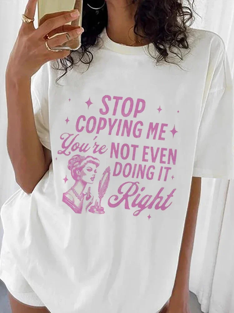Short Sleeved Women's Sweet T-Shirt Fashion Clothing Women's Cute Printed Summer Pattern Basic Top Plus Size Printed T-Shirt.
Short Sleeved Women's Sweet T-Shirt Fashion Clothing Women's Cute Printed Summer Pattern Basic Top Plus Size Printed T-Shirt.