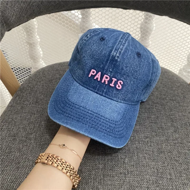 Summer New Denim Baseball Cap for Men Women Fashion Trend Embroidered Letter Baseball Cap Outdoor Sunscreen Sports Hat
Summer New Denim Baseball Cap for Men Women Fashion Trend Embroidered Letter Baseball Cap Outdoor Sunscreen Sports Hat