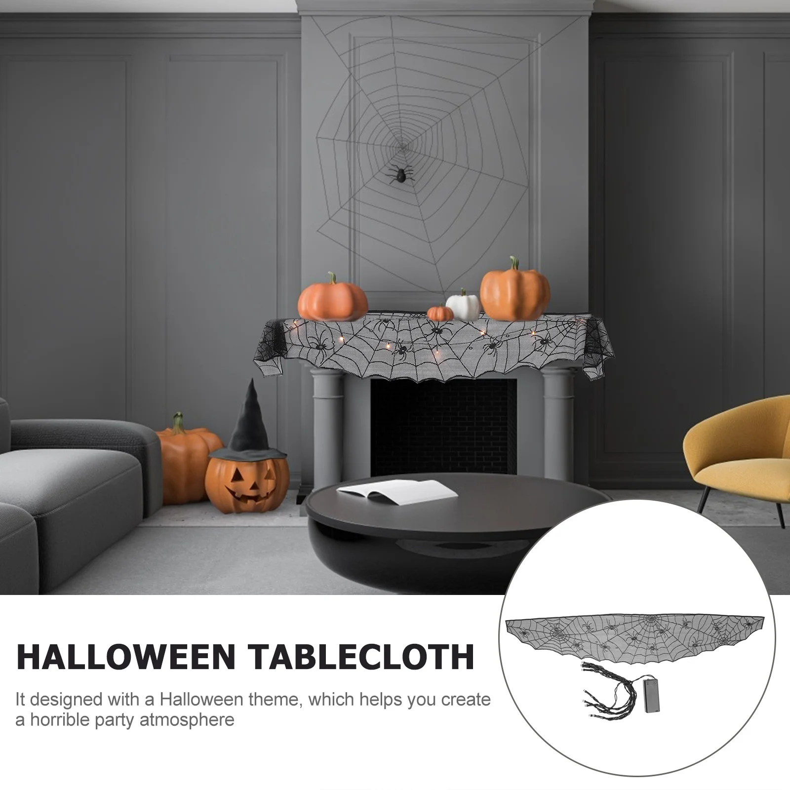Halloween Party Decoration Table Runner Indoor Fabric Tablecloth Runners Brand Cobweb
Halloween Party Decoration Table Runner Indoor Fabric Tablecloth Runners Brand Cobweb