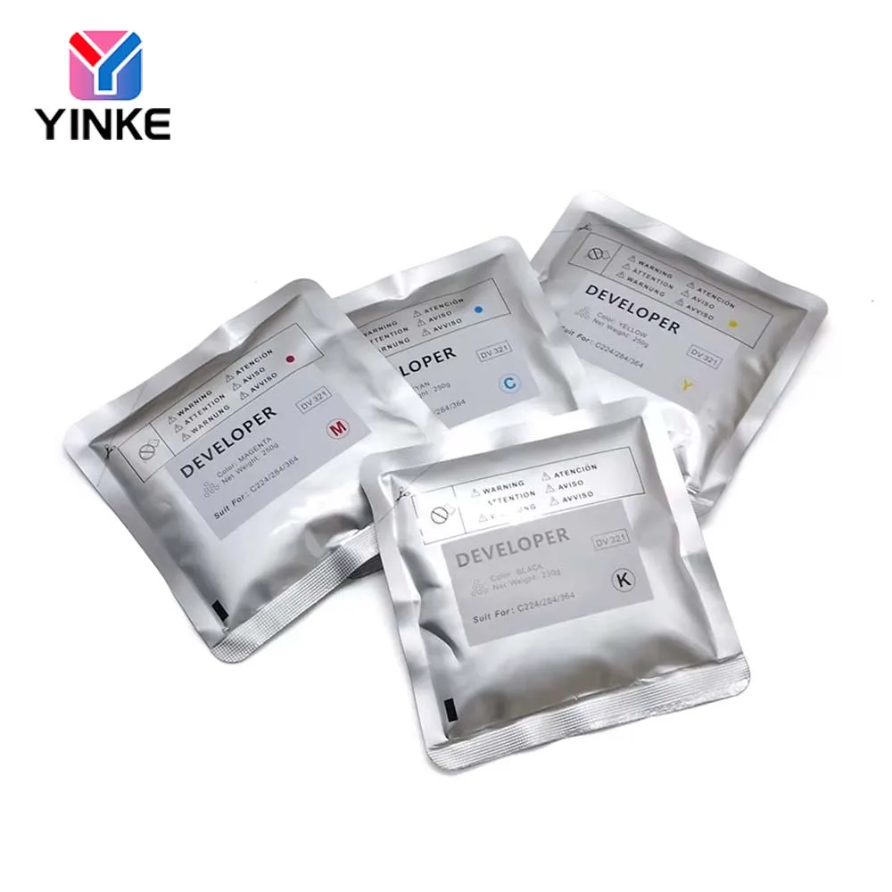 1Set DV321 Developer Powder For Konica Minolta Bizhub C224 C284 C364 C 224 284 364 High Quality Compatible Japan Carrier CMYK
1Set DV321 Developer Powder For Konica Minolta Bizhub C224 C284 C364 C 224 284 364 High Quality Compatible Japan Carrier CMYK