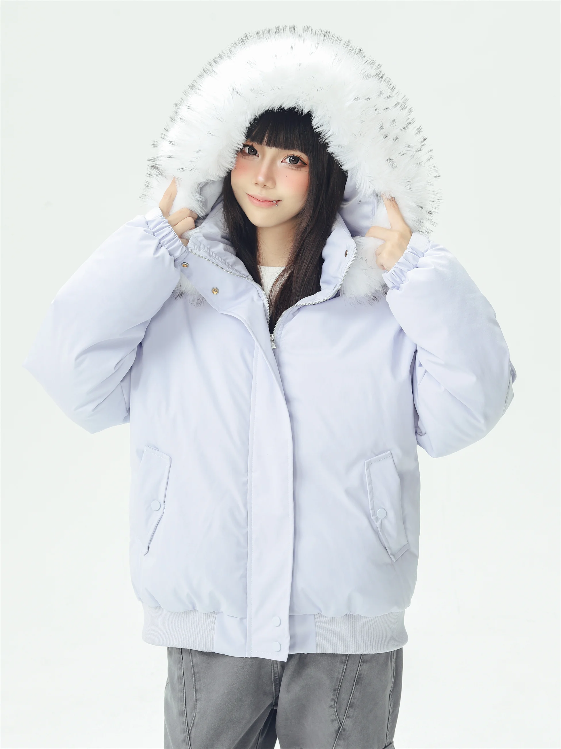 KESOAK американский однотонный съемный меховой воротник с капюшоном, тонкий зимний новый свободный теплый простой хлопковый топ, верхняя одежда
KESOAK американский однотонный съемный меховой воротник с капюшоном, тонкий зимний новый свободный теплый простой хлопковый топ, верхняя одежда