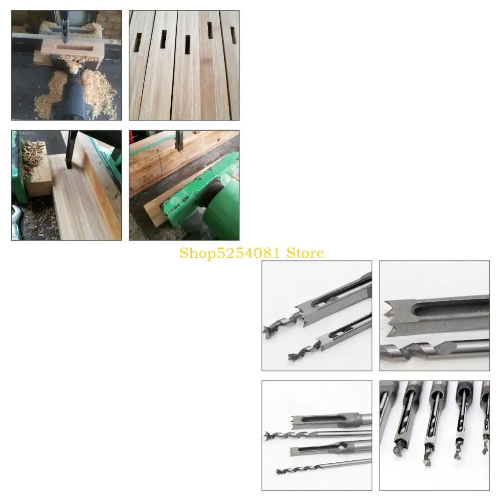 AXYC HSS Square Mortise Drill Bits Set 7 Pieces Woodworking Accuracy Ground
AXYC HSS Square Mortise Drill Bits Set 7 Pieces Woodworking Accuracy Ground