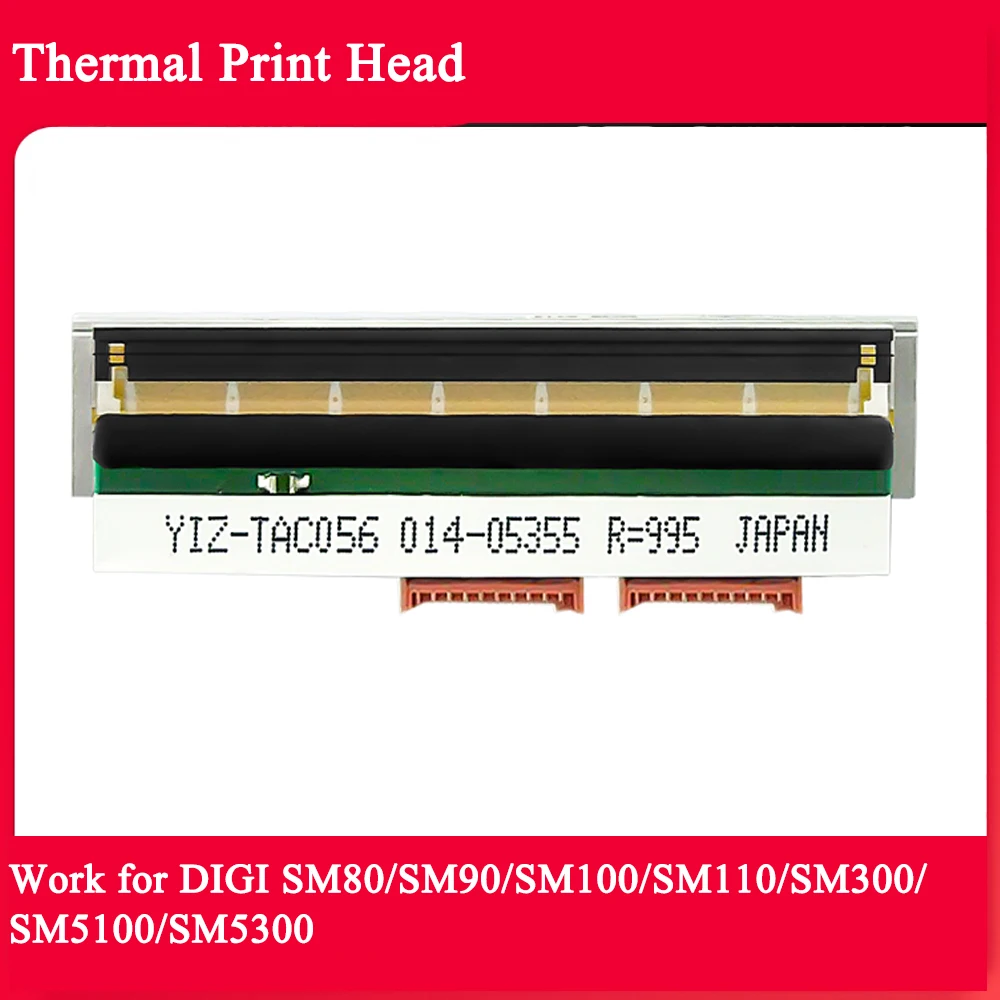 Thermal Printhead SM80 SM90 SM100 SM110 SM5300 Thermal Print Head for DIGI SM-100 SM-110 SM-300 SM-5100 Scale Printer
Thermal Printhead SM80 SM90 SM100 SM110 SM5300 Thermal Print Head for DIGI SM-100 SM-110 SM-300 SM-5100 Scale Printer