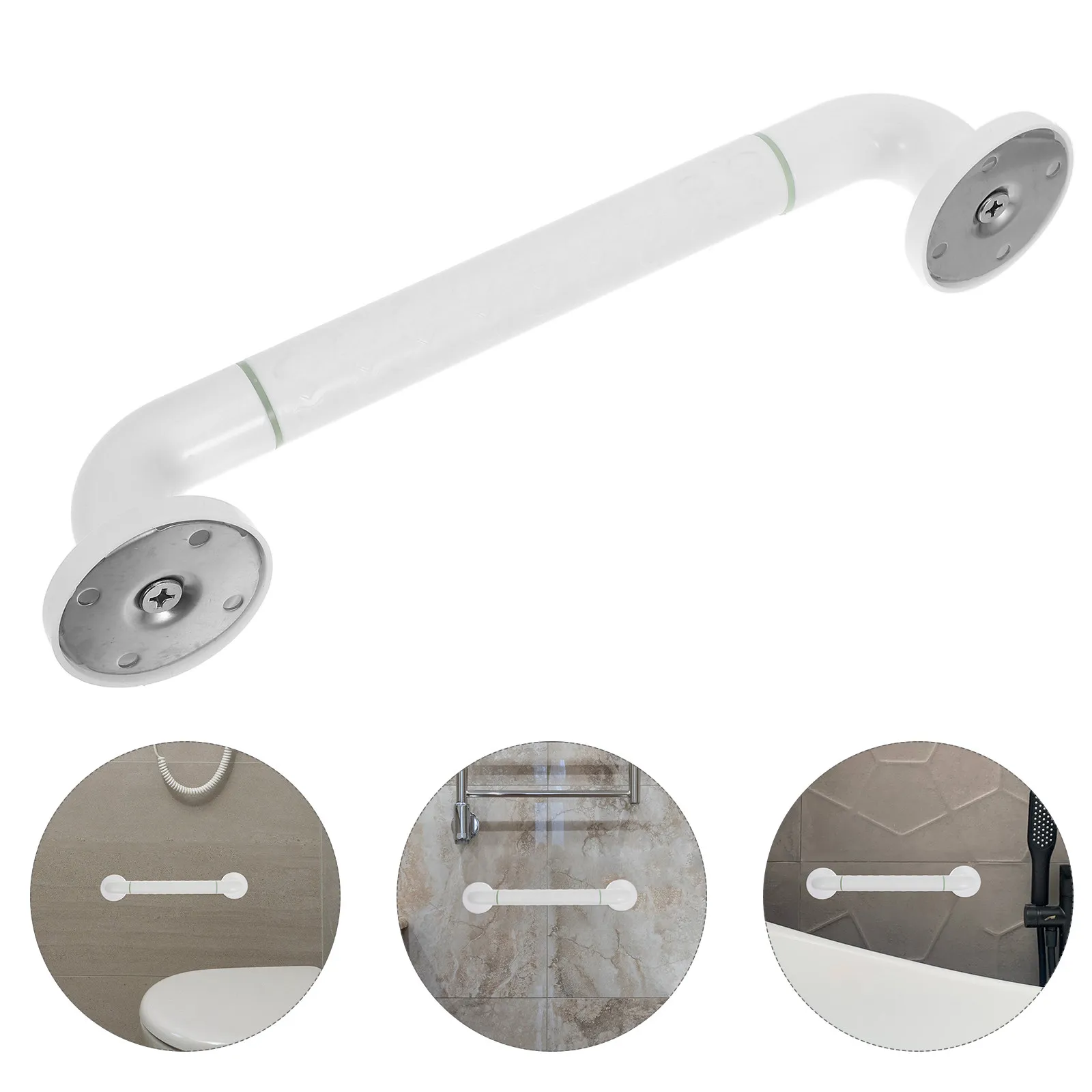White Stainless Steel Bathroom Grab Bar Anti-Slip Safety Handrail for Shower Bathtub Elderly Handicap Grab Bars Wall Handle
White Stainless Steel Bathroom Grab Bar Anti-Slip Safety Handrail for Shower Bathtub Elderly Handicap Grab Bars Wall Handle