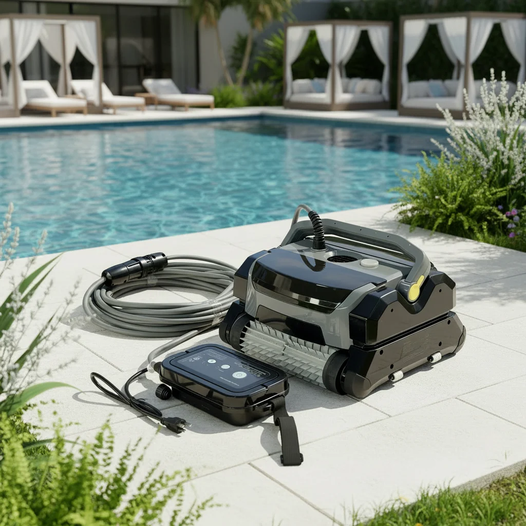 Проводной робот-пылесос для бассейнов с автоматическим подъемом по стенам, умный подводный очиститель для уличных пластиковых бассейнов с вилкой стандарта США - 17M
Проводной робот-пылесос для бассейнов с автоматическим подъемом по стенам, умный подводный очиститель для уличных пластиковых бассейнов с вилкой стандарта США - 17M