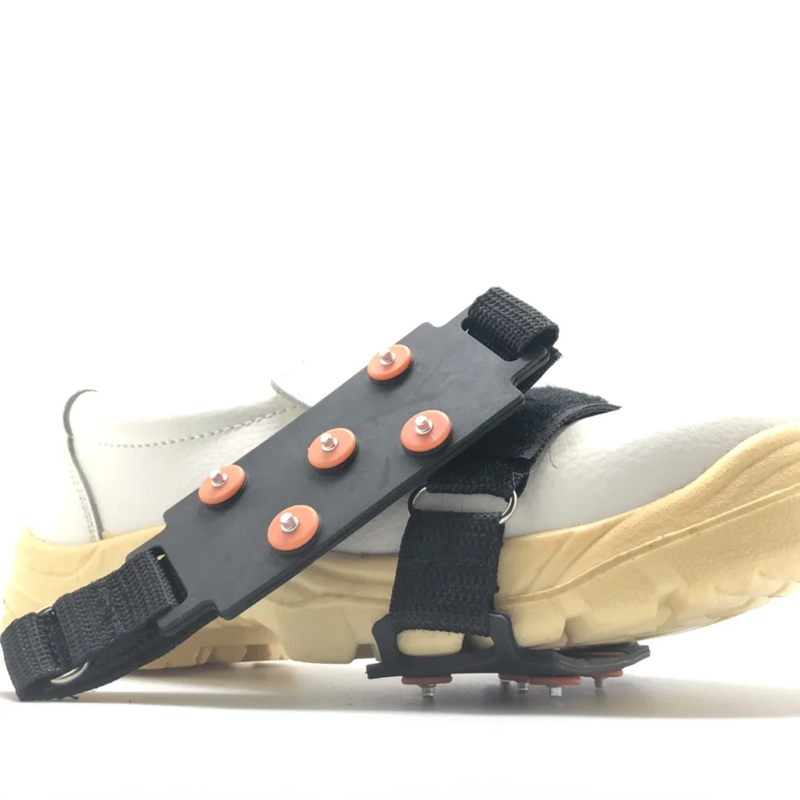 5 studs Anti Slip Silicon Rubber Snow Ice Climbing Shoes Gripper crampons Spikes for Hiking
5 studs Anti Slip Silicon Rubber Snow Ice Climbing Shoes Gripper crampons Spikes for Hiking