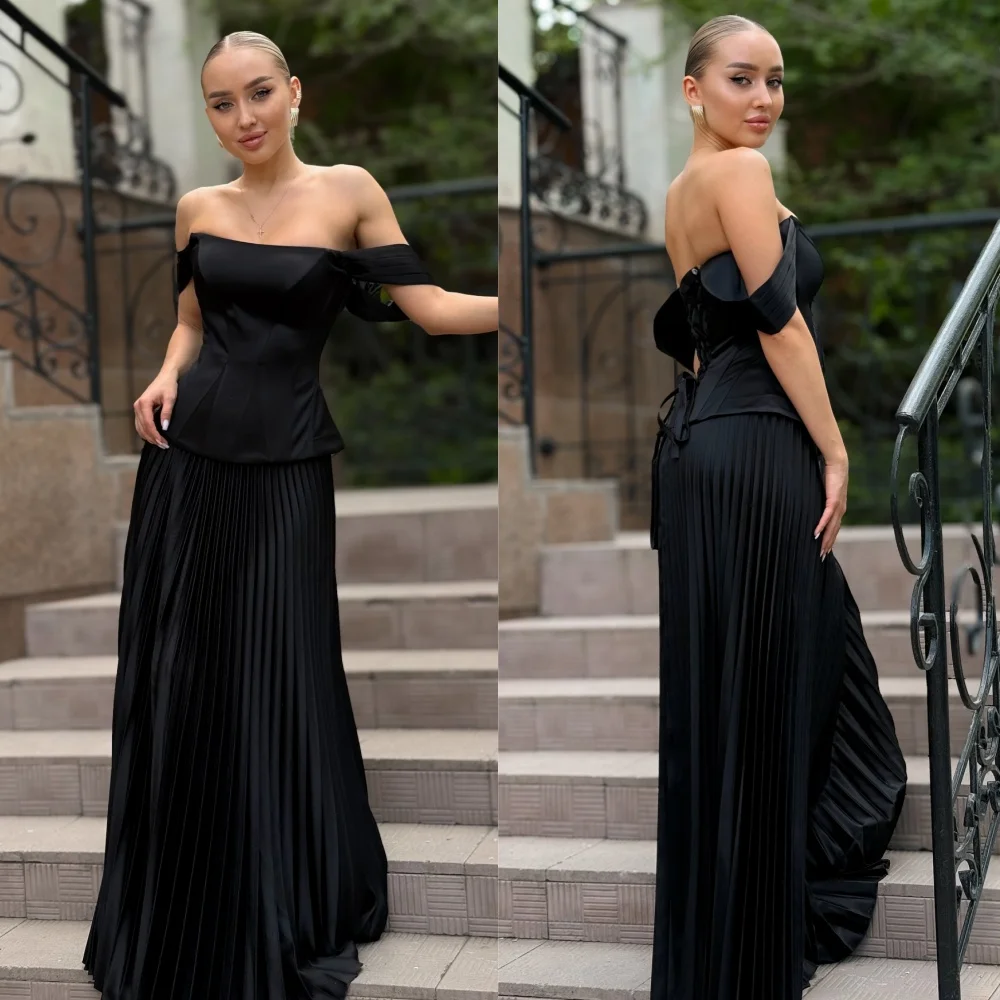 Customized Modern Style Matching Organza Ruched Criss-Cross Sash Straight Off-the-shoulder Long Dresses Bespoke Occasion Dresses
Customized Modern Style Matching Organza Ruched Criss-Cross Sash Straight Off-the-shoulder Long Dresses Bespoke Occasion Dresses
