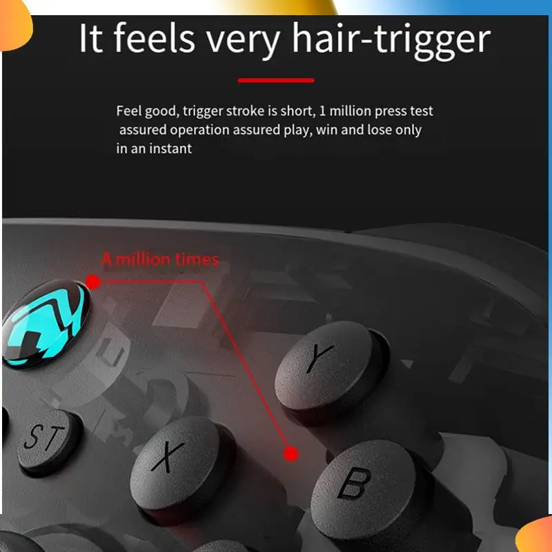 B48A Z02 Gamepad For Bluetooth Hall Joystick Somatosensory Continuous Hair Vibration For Android IOS Switch Gamepad Replacement
B48A Z02 Gamepad For Bluetooth Hall Joystick Somatosensory Continuous Hair Vibration For Android IOS Switch Gamepad Replacement