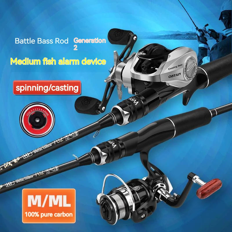 Carbon M+ML 2 Pcs Top Segments Sea Bass Fishing Rod Ultralight Spinning Casting Surfing Pole Bait 5-50g
Carbon M+ML 2 Pcs Top Segments Sea Bass Fishing Rod Ultralight Spinning Casting Surfing Pole Bait 5-50g