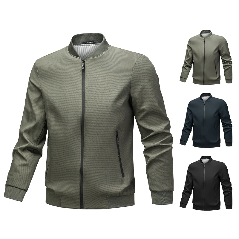 Stand Collar Slim Fit Casual Men's Jacket Solid Color Spring Social Jackets for Men Business Office Dress Coat Male Clothing
Stand Collar Slim Fit Casual Men's Jacket Solid Color Spring Social Jackets for Men Business Office Dress Coat Male Clothing