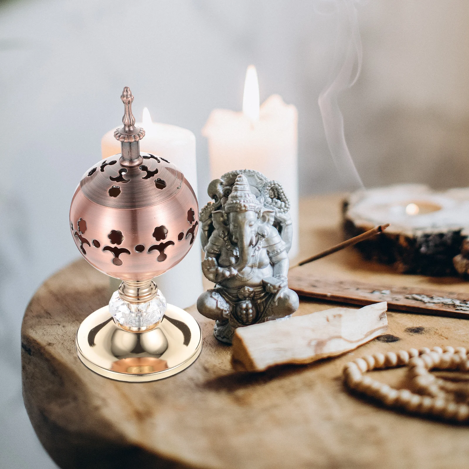 1Pcs Iron Art Censer Candlestick Hollow-Out Design Stable Base Holder for Home Office Stand Iron Candlestick
1Pcs Iron Art Censer Candlestick Hollow-Out Design Stable Base Holder for Home Office Stand Iron Candlestick