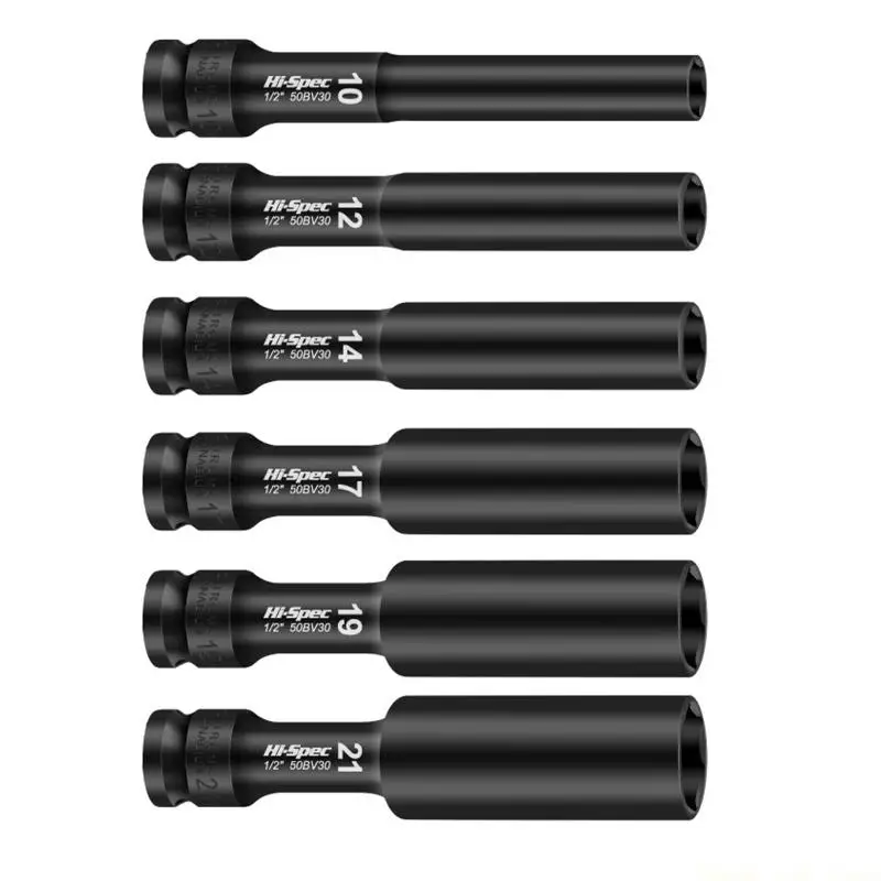 A2BE Professional Automotive Socket Tool Extended Length Design 1/2inch Impact Socket for Secure Bolt
A2BE Professional Automotive Socket Tool Extended Length Design 1/2inch Impact Socket for Secure Bolt