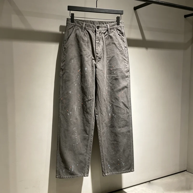 Splashed Ink Paint Madness Mdns Cargo Pants Loose Casual Trousers Japan Men Women High Quality Blue Gray Wash Distressed Pants
Splashed Ink Paint Madness Mdns Cargo Pants Loose Casual Trousers Japan Men Women High Quality Blue Gray Wash Distressed Pants