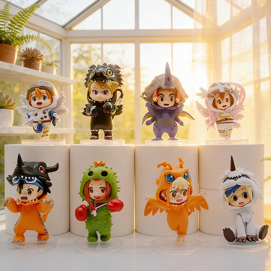 Высококачественный набор из 8 фигурок Digimon: милые коллекционные модели для косплея
Высококачественный набор из 8 фигурок Digimon: милые коллекционные модели для косплея